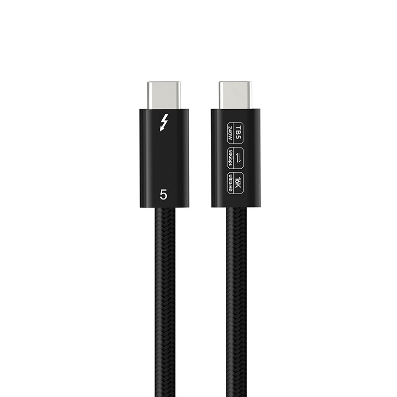 正品雷电5数据线USB-C音视频高清线适用苹果17/16/15手机雷雳4高速传输连接电脑主机Mac Mini/Studi