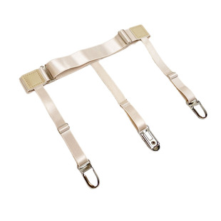 衬衫下摆固定夹神器男女通用白领上衣防皱防滑隐形可调节吊袜带