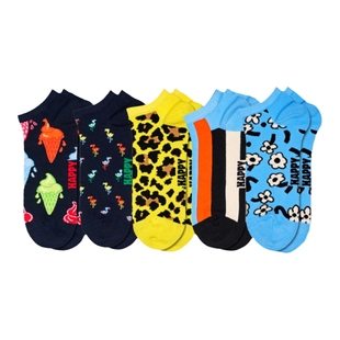 Happy Socks儿童可爱宝宝男女童冰激淋春夏个性撞色袜子地板袜