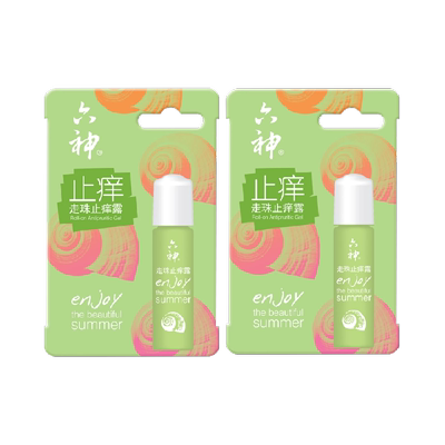 六神清凉滚珠便携止痒露9ml×2支