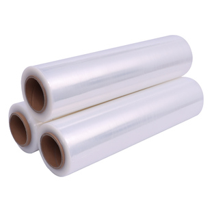 缠绕膜打包膜包装膜保护薄膜商用透明塑料工业保鲜膜PE拉伸膜批发