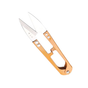 张小泉小纱剪修剪线头小剪刀十字绣U型剪碳钢小号弹簧纱剪刀包邮