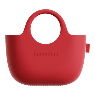 fungoofun梵高范原创潮流卡通扣花时尚通勤包高颜值菜篮子DIY包包