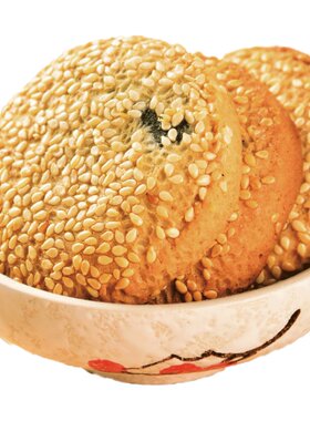阿咪食品旗舰店黑麻饼上海馅饼