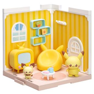 【自营】TOMY多美卡宝可梦皮卡丘精灵小屋拼装模型男女孩玩具礼物