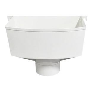 不锈钢雨水斗110pvc排水管接水漏斗落水管75两用落水斗下水管配件