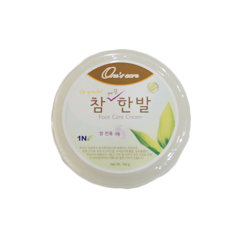 韩国本土one's care名品蜗牛护脚霜防手脚干裂滋润护足霜润足膏