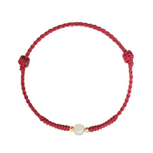 杭州灵隐官方和田玉转运珠手链本命年红绳男女上岸手绳情侣款礼物