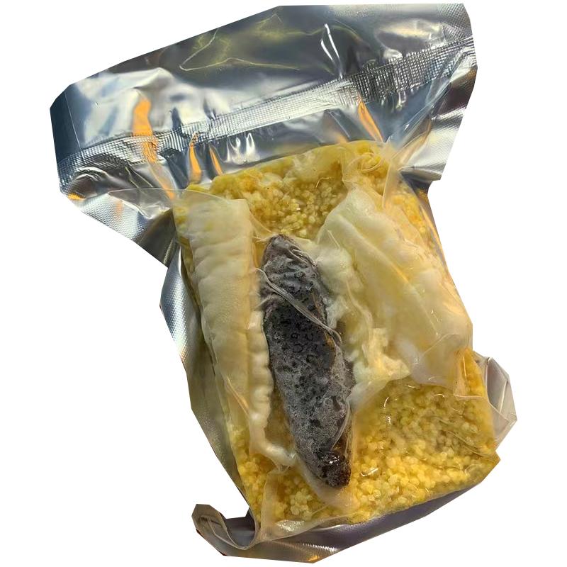 金汤小米海参粥花胶海参五星级酒店预制菜商用即食早餐海鲜速食粥
