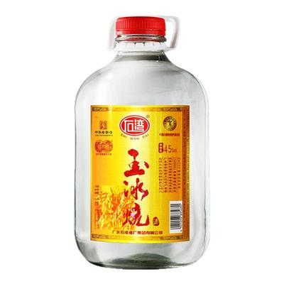 石湾酒厂集团45度石湾玉冰烧5.18L×1瓶青梅纯粮浸泡白酒