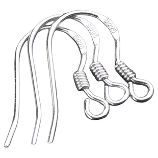 正品s925纯银耳钩耳环配件diy材料自制耳环流苏耳饰钩子耳坠挂钩