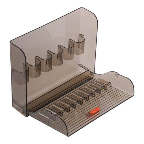 镜柜化妆刷收纳神器壁挂免打孔笔刷筒卫生间浴室柜门后分格置物架