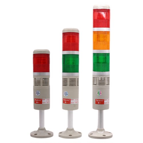 机床信号灯12v24v三色灯LTA-205-1T常亮闪光警示灯220v声光报警器