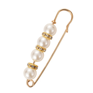 收腰神器防走光扣高级感珍珠固定衣服裙子腰围别针胸针针扣配饰女