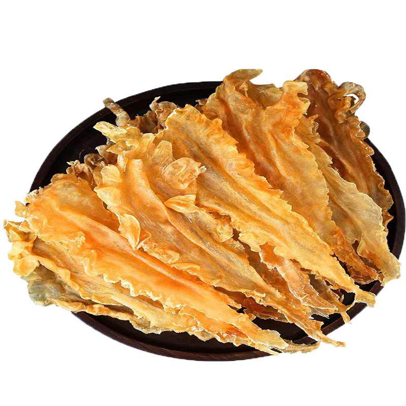 野生佐罗条花胶干货鱼胶足干正品天然滋补日常煲汤好物料鱼鳔