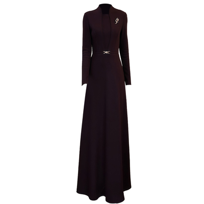 拉佰缇显瘦气质保暖加厚长裙