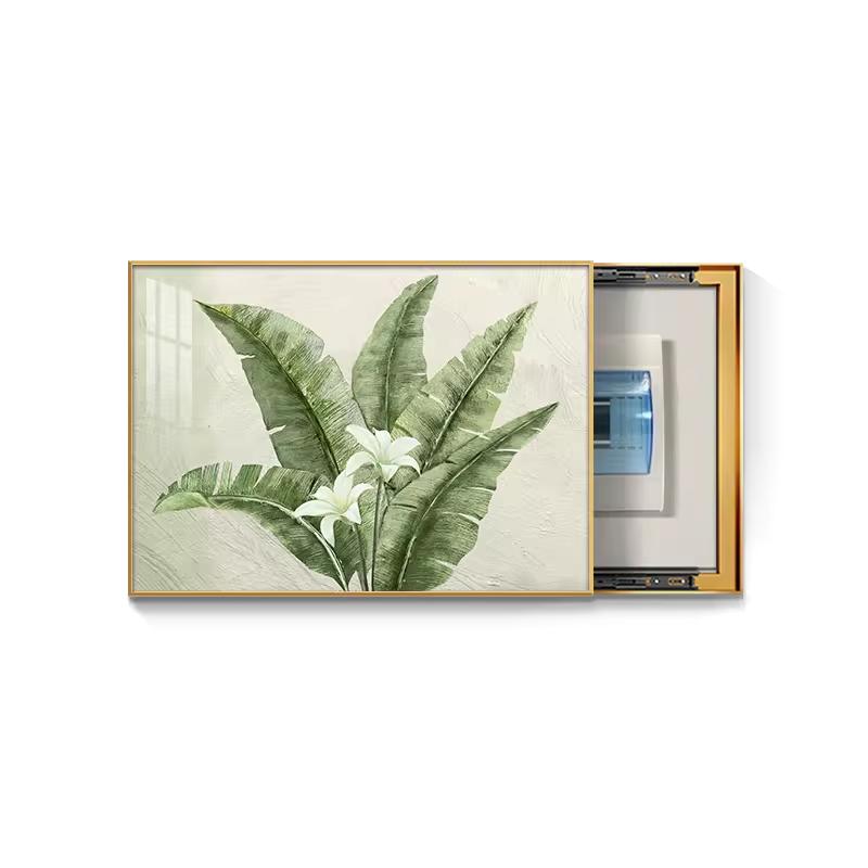 免打孔电表箱装饰画轻奢高级感配电箱电闸盒遮挡餐厅挂画家大业大