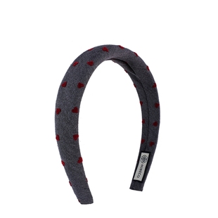 【乌云】Mibeco复古时尚高颅顶发箍红色爱心海绵发卡通勤百搭头饰
