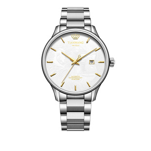 天王金标送福十二生肖传奇系列18K金自动机械手表男马年手表51524