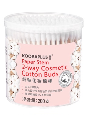 KOOBAPLUS谷芭纸轴化妆棉棒