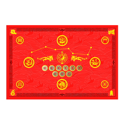 七星入户进门防滑六帝钱