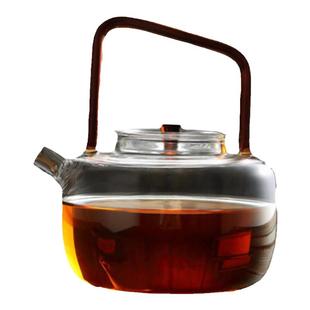 高硼硅玻璃壶耐热加厚防爆提梁壶日式功夫茶具电陶炉花茶泡茶壶