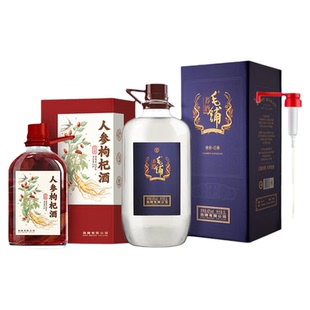 5L43度毛铺荞酒劲牌2.4L人参枸杞茯苓石斛枸杞苁蓉酒官方旗舰店