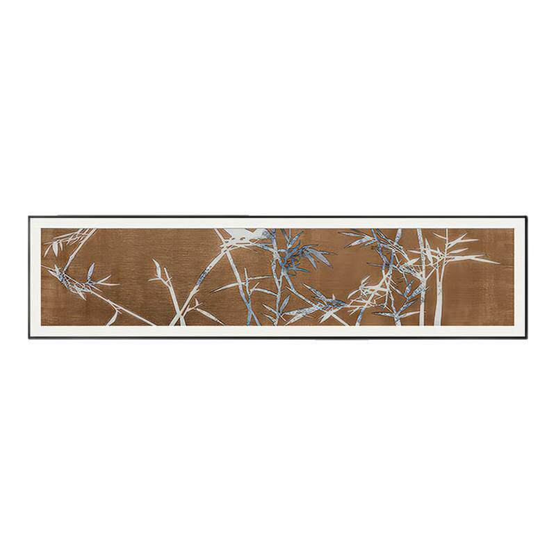 中式山水挂画酒店床头挂画可定制