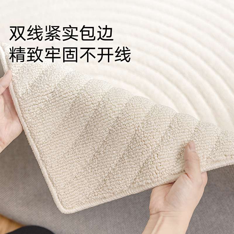 地毯客厅大面积防水防油机织垫耐脏卧室床边风易地毯打理奶油沙发