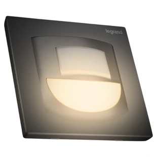 罗格朗开关插座逸景感应器过道楼梯创意高端地脚灯人体86型嵌入式