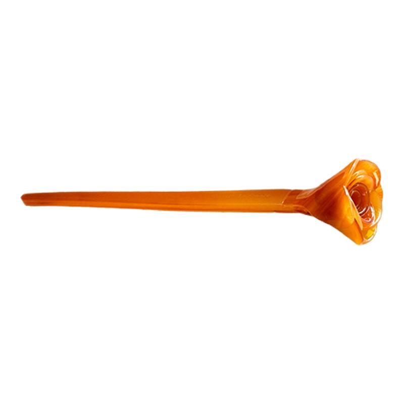 新中式精致玫瑰花醋酸簪子高级感