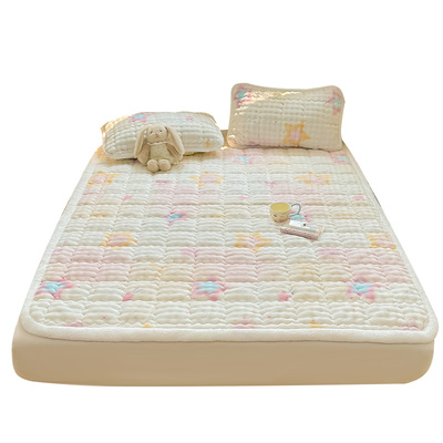 牛奶绒床垫软垫家用加绒被褥铺底