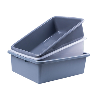 包邮酒店收餐具安检框收碗筐餐厅塑料菜篮盘盆玩具收纳盒长方形盆