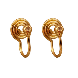 通孔设计 万能蚊香盘耳夹转换器空托DIY耳钉改无耳洞耳夹隐形服帖