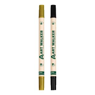 金色秀丽笔书法专用中楷小楷红色白色书法烫金笔自带笔锋的笔签名字硬软头笔练字帖美术用手绘速写勾线秀气笔