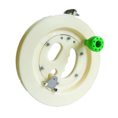 新款ABS风筝线轮成人儿童专业高档线盘白轮钓鱼手握轮耐用轴承轮