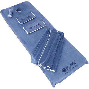 美容院毛巾专用定制logo皮肤管理包头巾月子中心带洞铺床浴巾大号