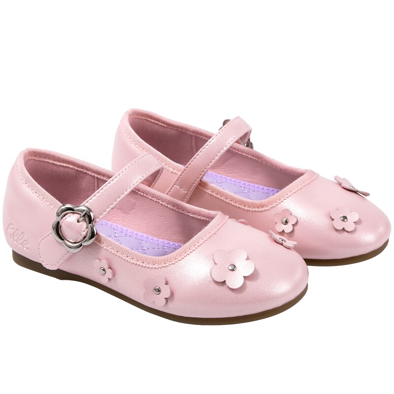 ELLEkids童鞋魔术贴蝴蝶结单鞋