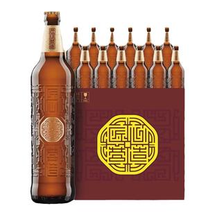 雪花啤酒匠心营造500ml*12瓶装麦汁浓度10度麦香醇厚整箱高端送礼