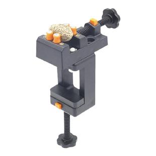 迷你台钳家用工作台多功能夹具小型微型平口钳文玩夹持工具diy床