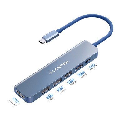 蓝盛usb3.0分线器千兆网口
