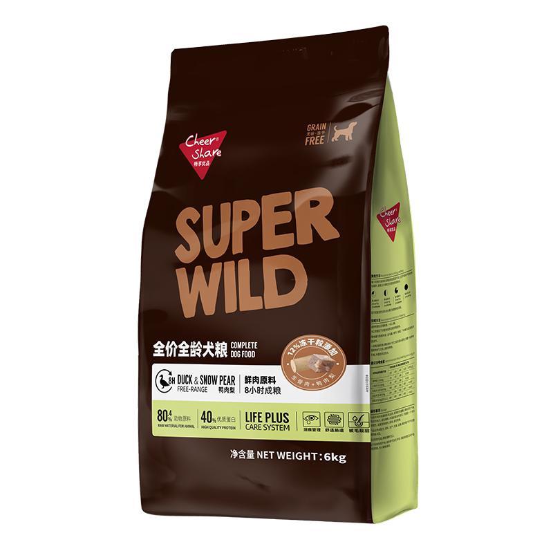 畅享优品泪痕管理鸭肉梨冻干狗粮