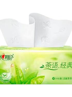心心相印茶语有香味整箱24包抽纸