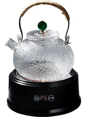 容山堂锤纹玻璃日式迷你泡茶器