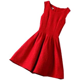 2020新款女装春装气质修身蕾丝打底连衣裙子秋冬装a型无袖背心裙