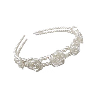 女童公主发饰儿童仿珍珠发箍生日发卡宝宝花童头饰女孩高级感头箍