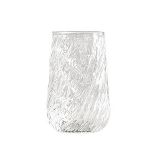 玻璃咖啡杯大容量冰美式拿铁杯透明女高颜值加厚冷饮料水杯子家用