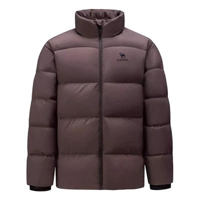 骆驼户外立领羽绒服男女2025冬季新款防泼水加厚三防面包服外套