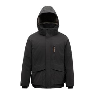 君羽700蓬鹅绒服男短款白鹅绒加厚保暖冬季户外防风羽绒服外套027