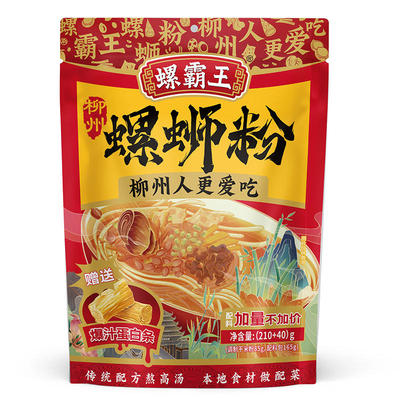 螺霸王柳州原味螺蛳粉广西正宗速食浓汤螺蛳粉